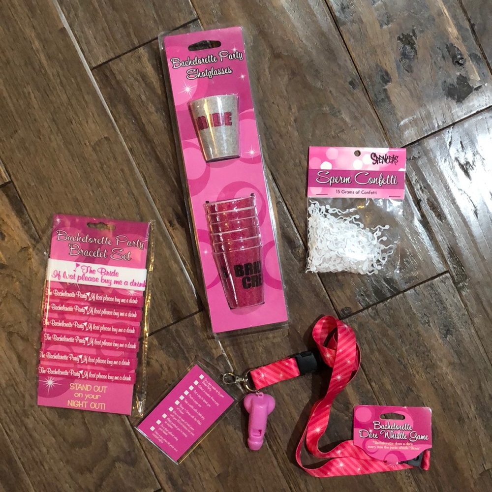 Spencer’s Bachelorette party props/games